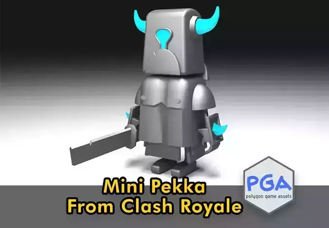 Mini Pekka Free low-poly 3D model