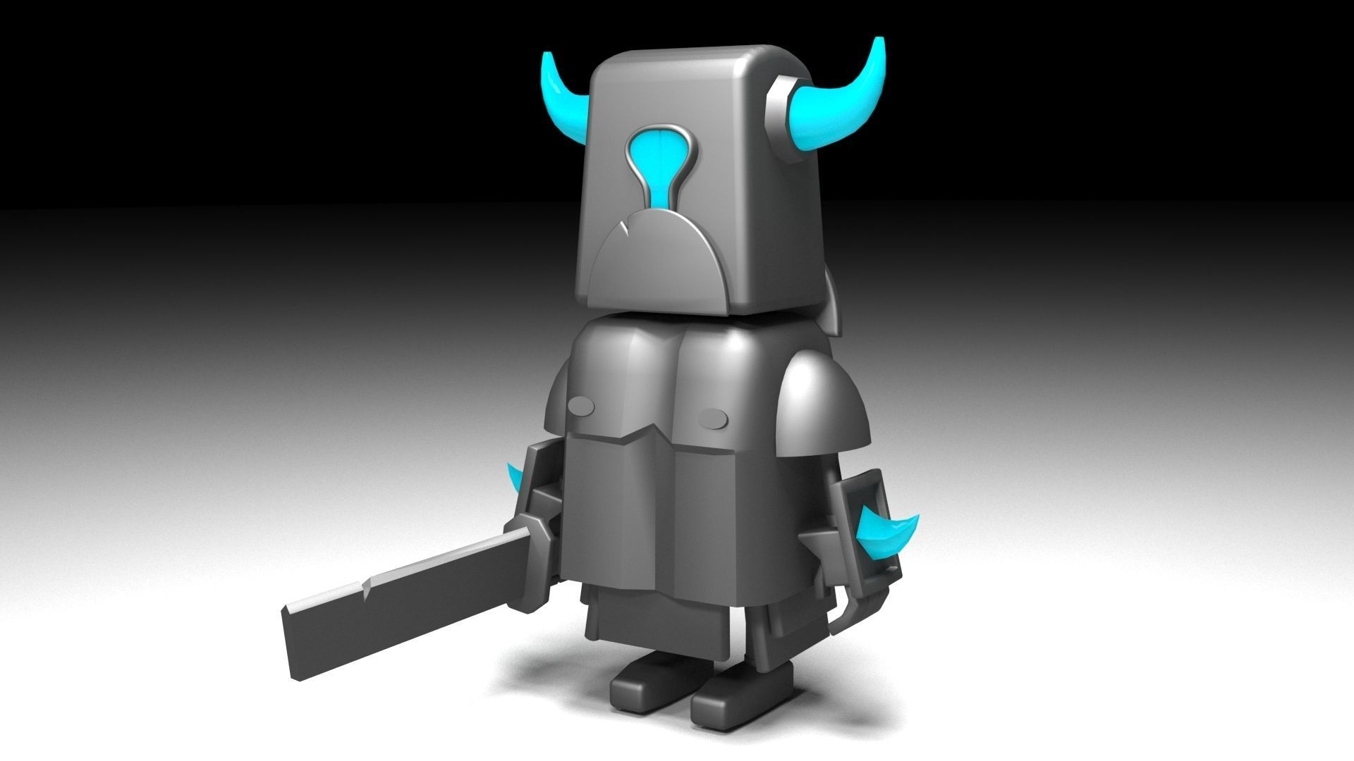 Mini Pekka Free low-poly 3D model_1
