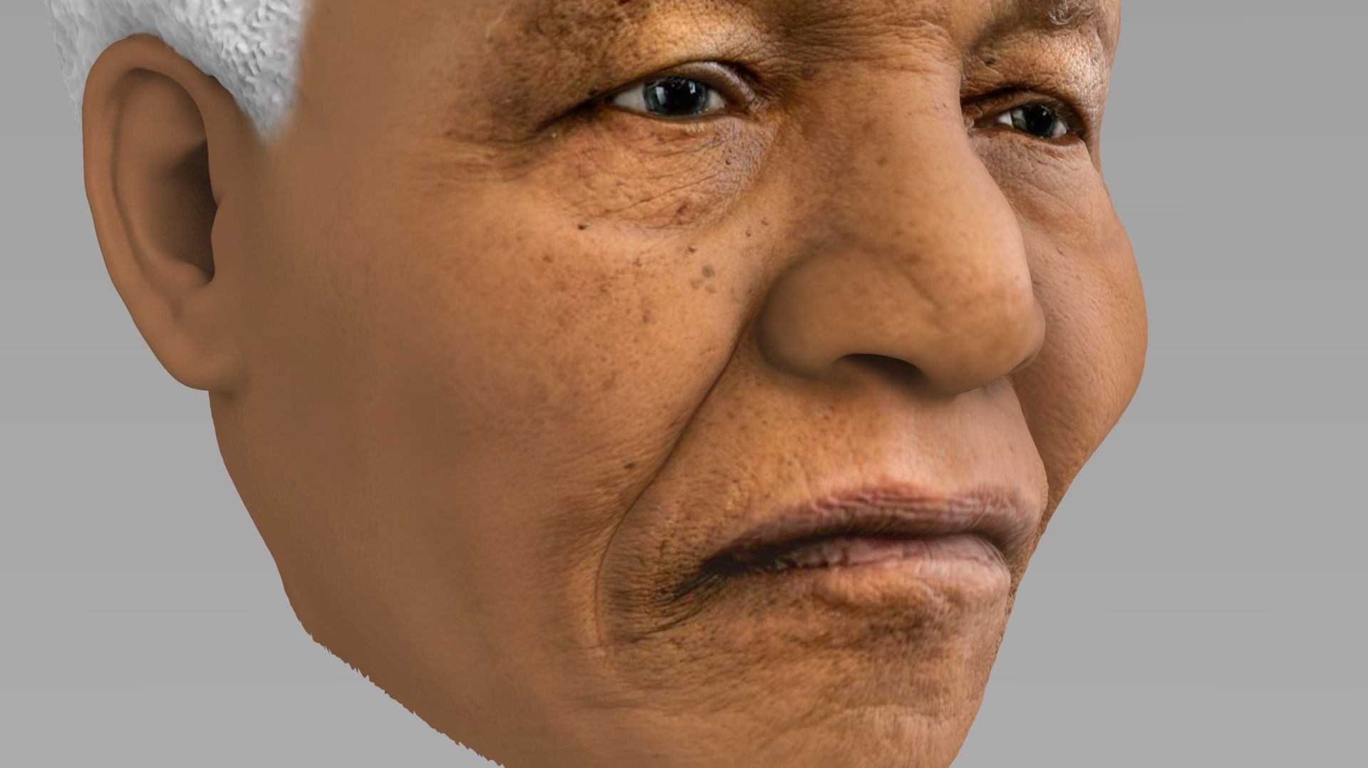 Nelson Mandela 3D model_13