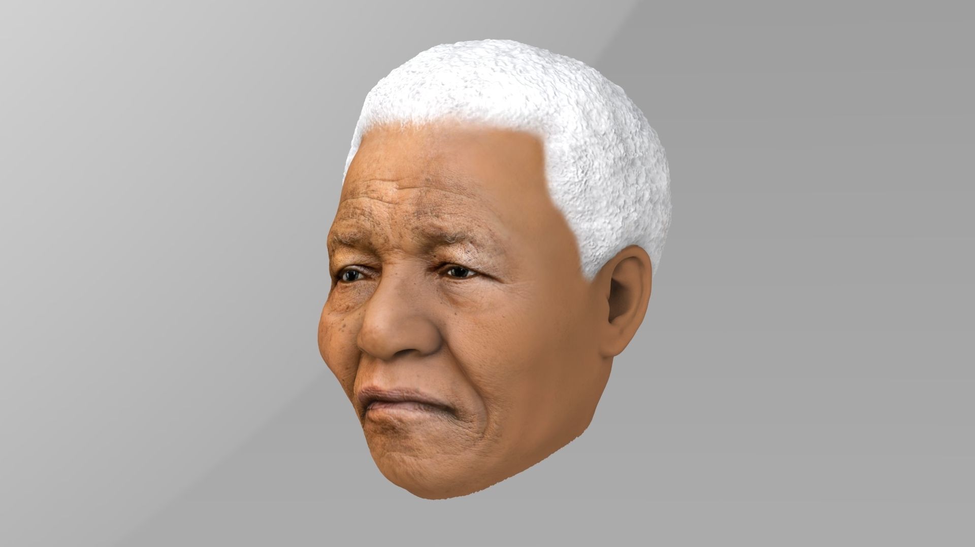 Nelson Mandela 3D model_2