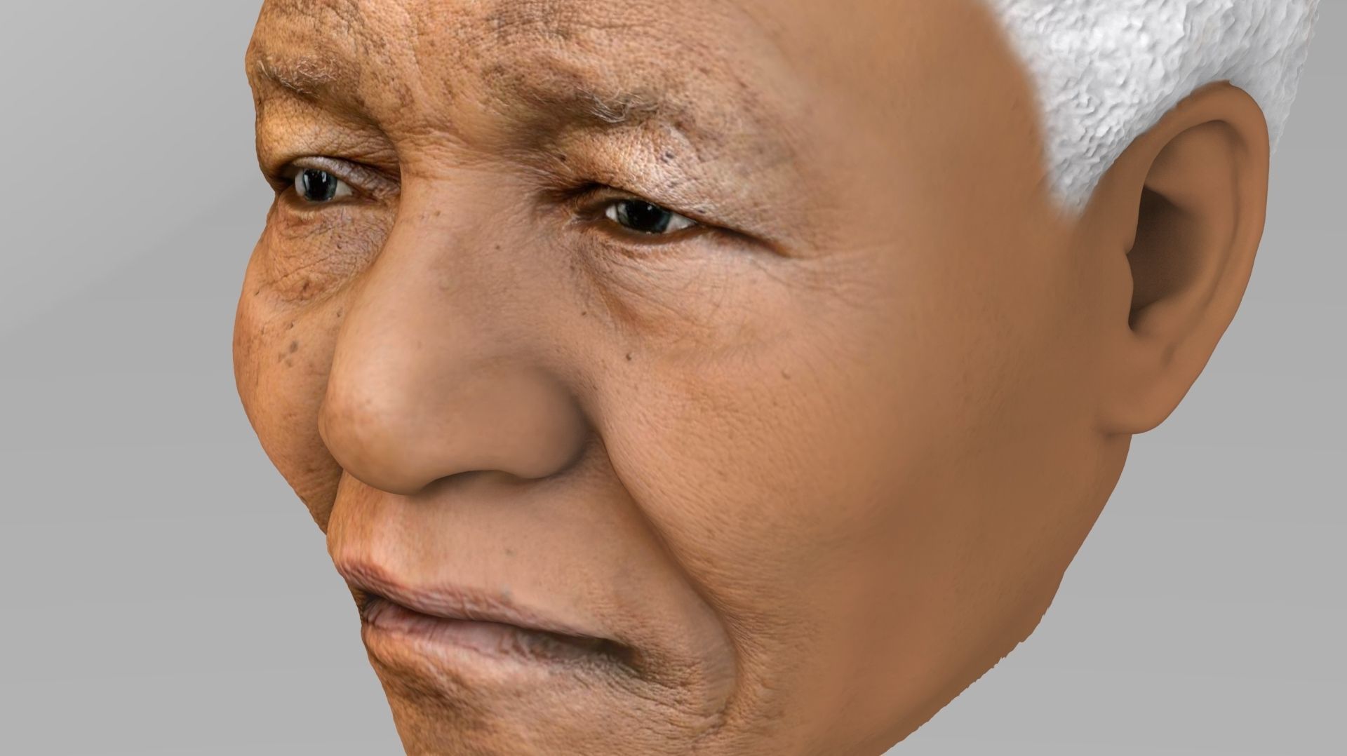Nelson Mandela 3D model_14