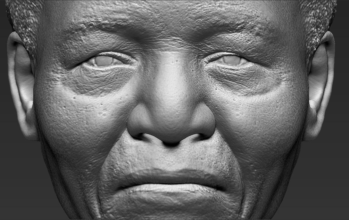 Nelson Mandela 3D model_42