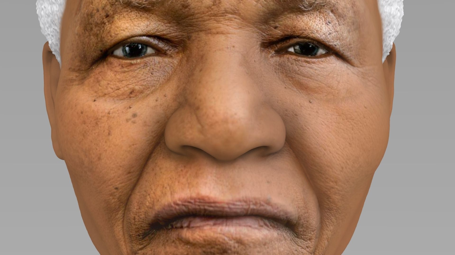Nelson Mandela 3D model_12
