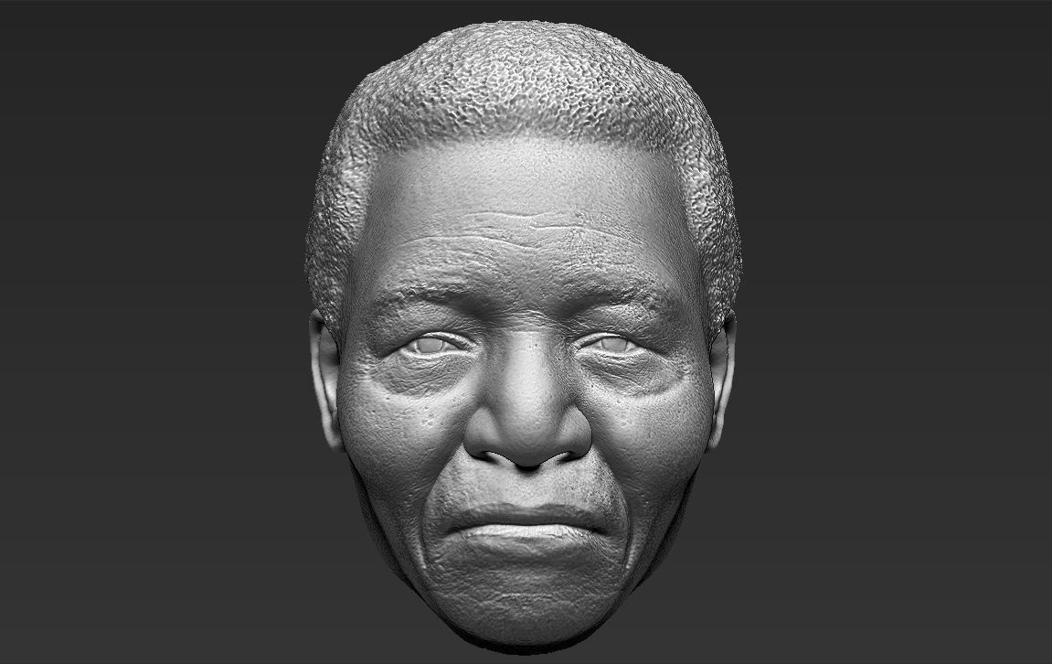Nelson Mandela 3D model_26