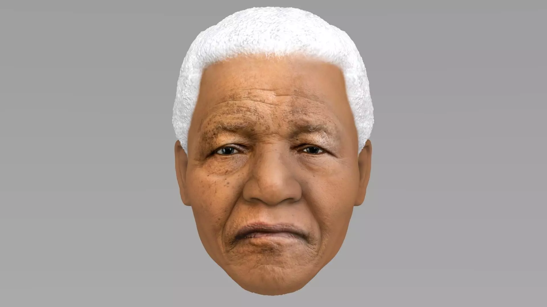 Nelson Mandela 3D model_0
