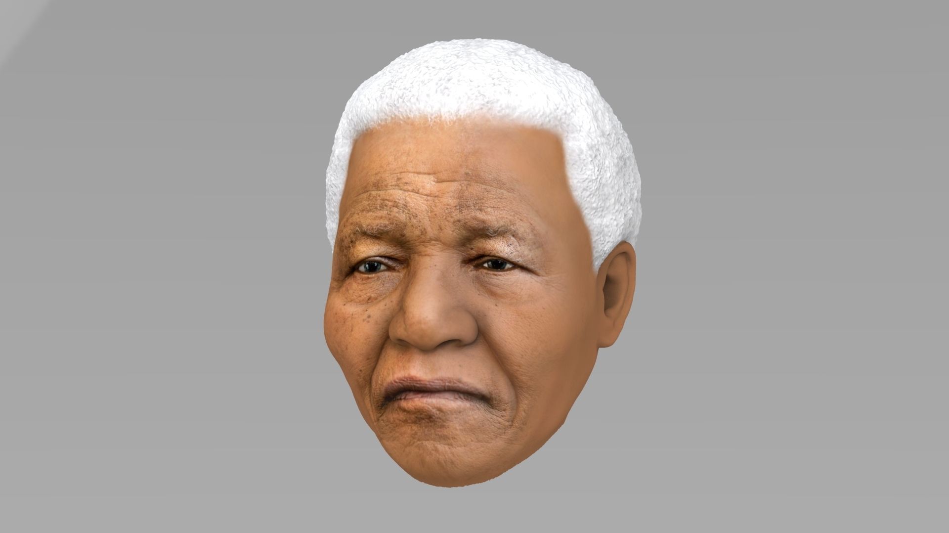 Nelson Mandela 3D model_1