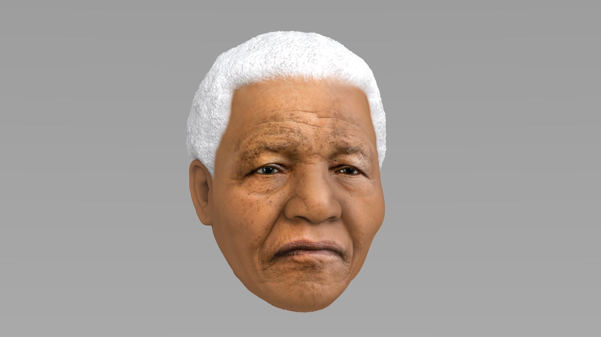 Nelson Mandela 3D model_11