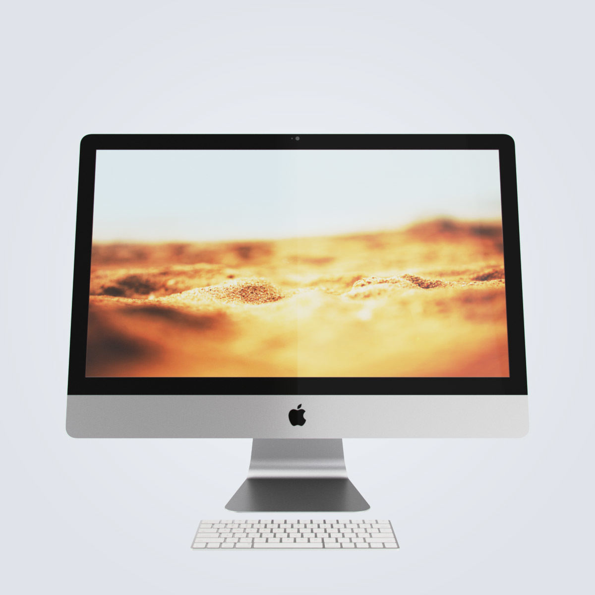 Apple iMac 27 3D model_1
