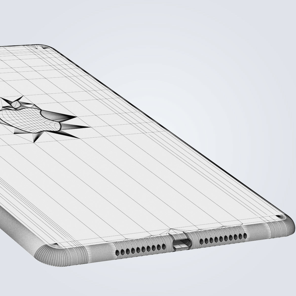 Apple iPad mini 4 3D model_25
