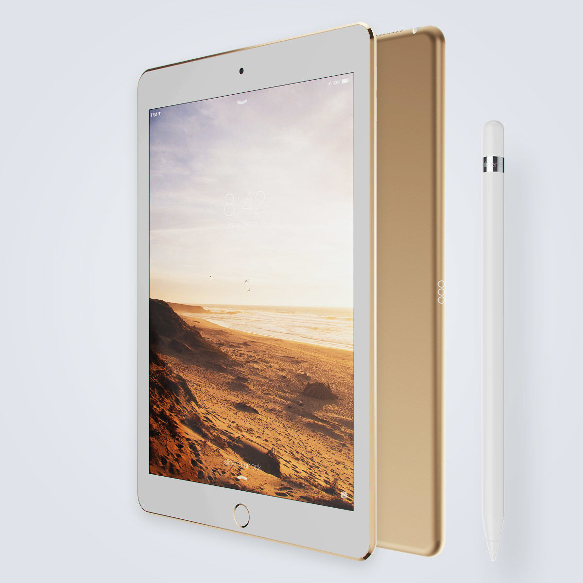 Apple iPad Pro 9 inch 3D model_29