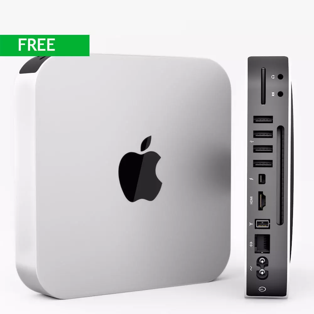 Apple mac Mini 3D model_0