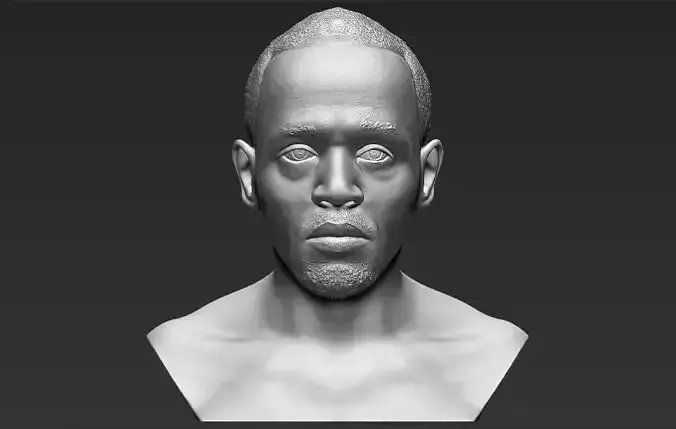 Usain Bolt bust 3D printing ready stl obj formats 3D print model