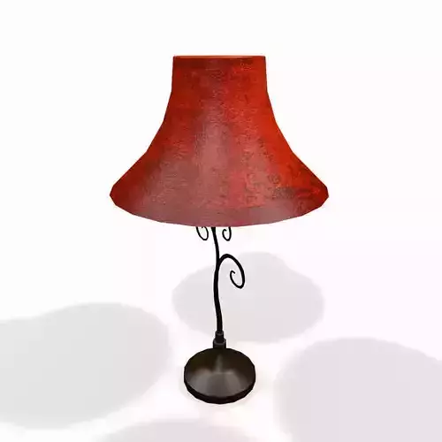 Classic wooden desk lamp