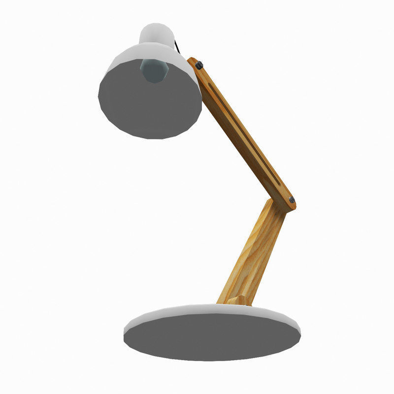 Modern desk lamp 3D model_2