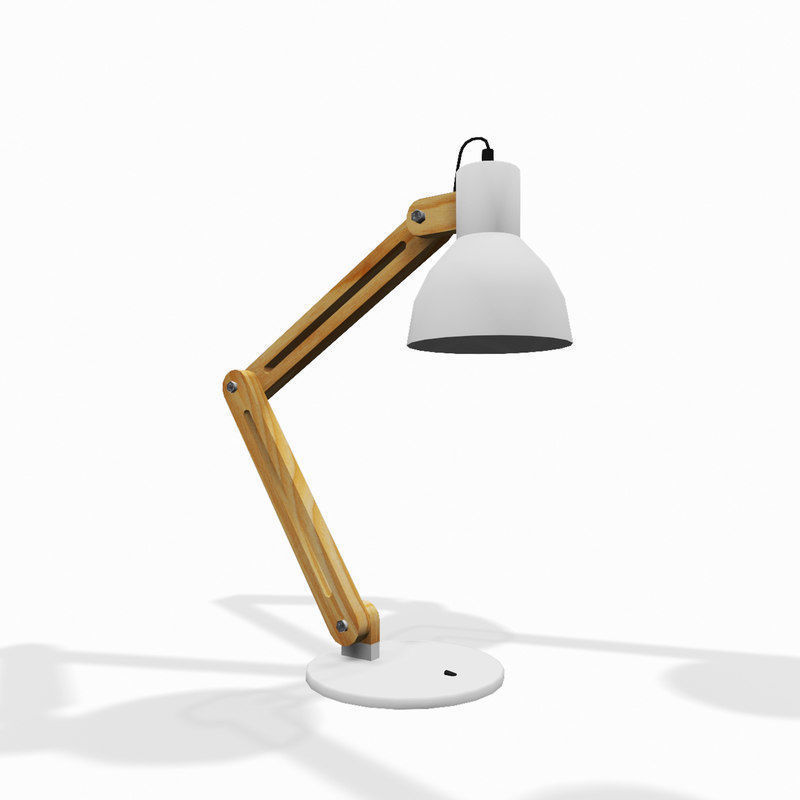 Modern desk lamp 3D model_1