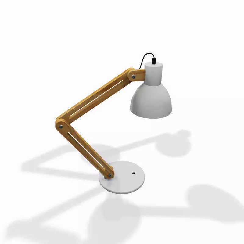 Modern desk lamp 3D model_0