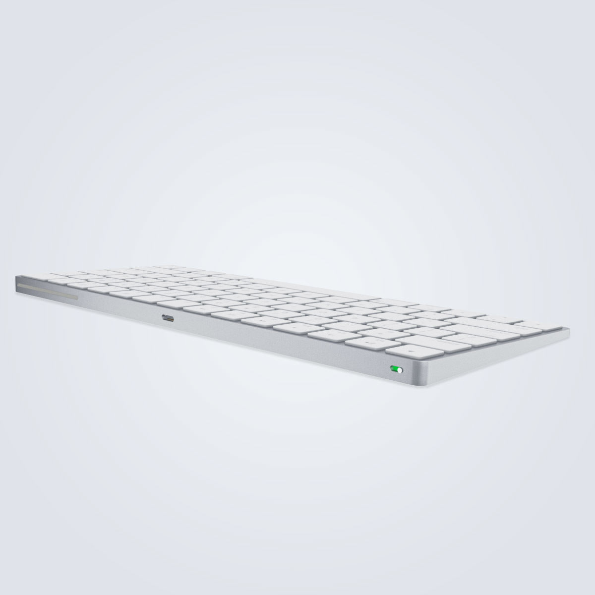 Apple magic Keyboard 2 3D model_2