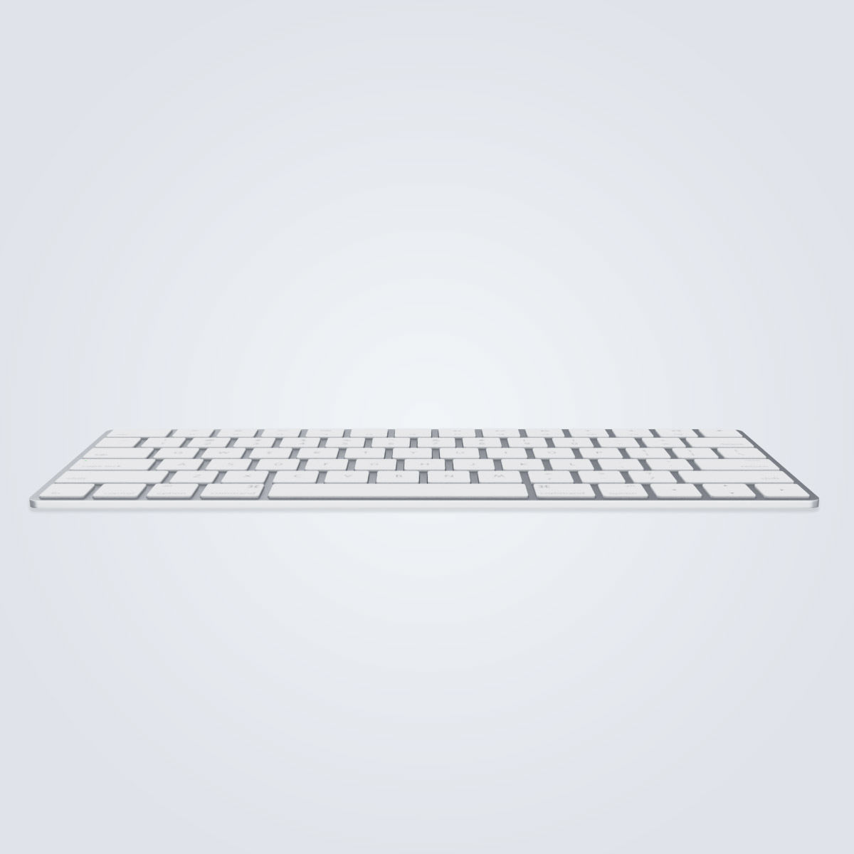 Apple magic Keyboard 2 3D model_1