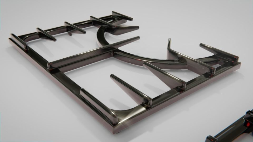 Oven Range Cooker 3D model_5