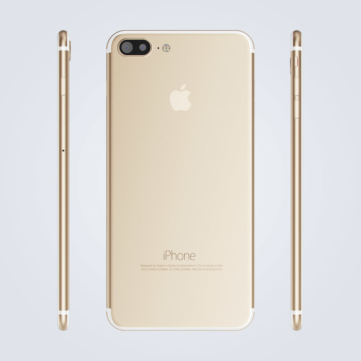 Apple iPhone 7 vs 7Plus 3D model_20