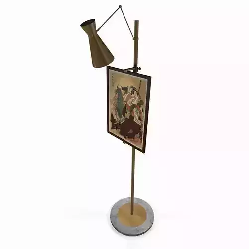 Metal picture stand