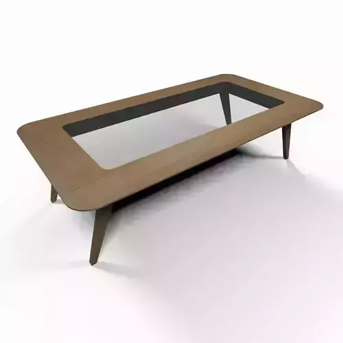 Wooden smoking table