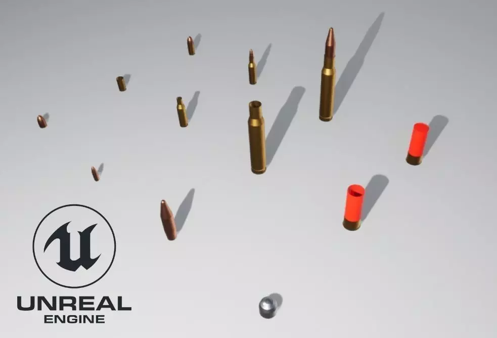 Ammo pack Free low-poly 3D model_0