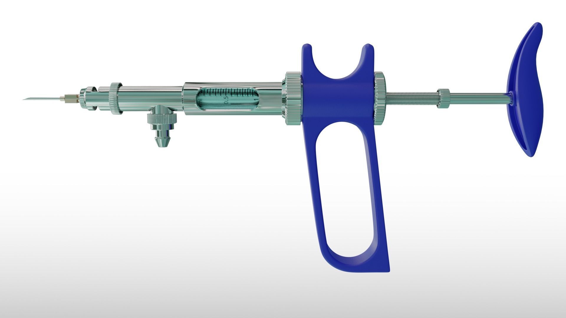 Poultry Vaccine Syringe 3D model_1