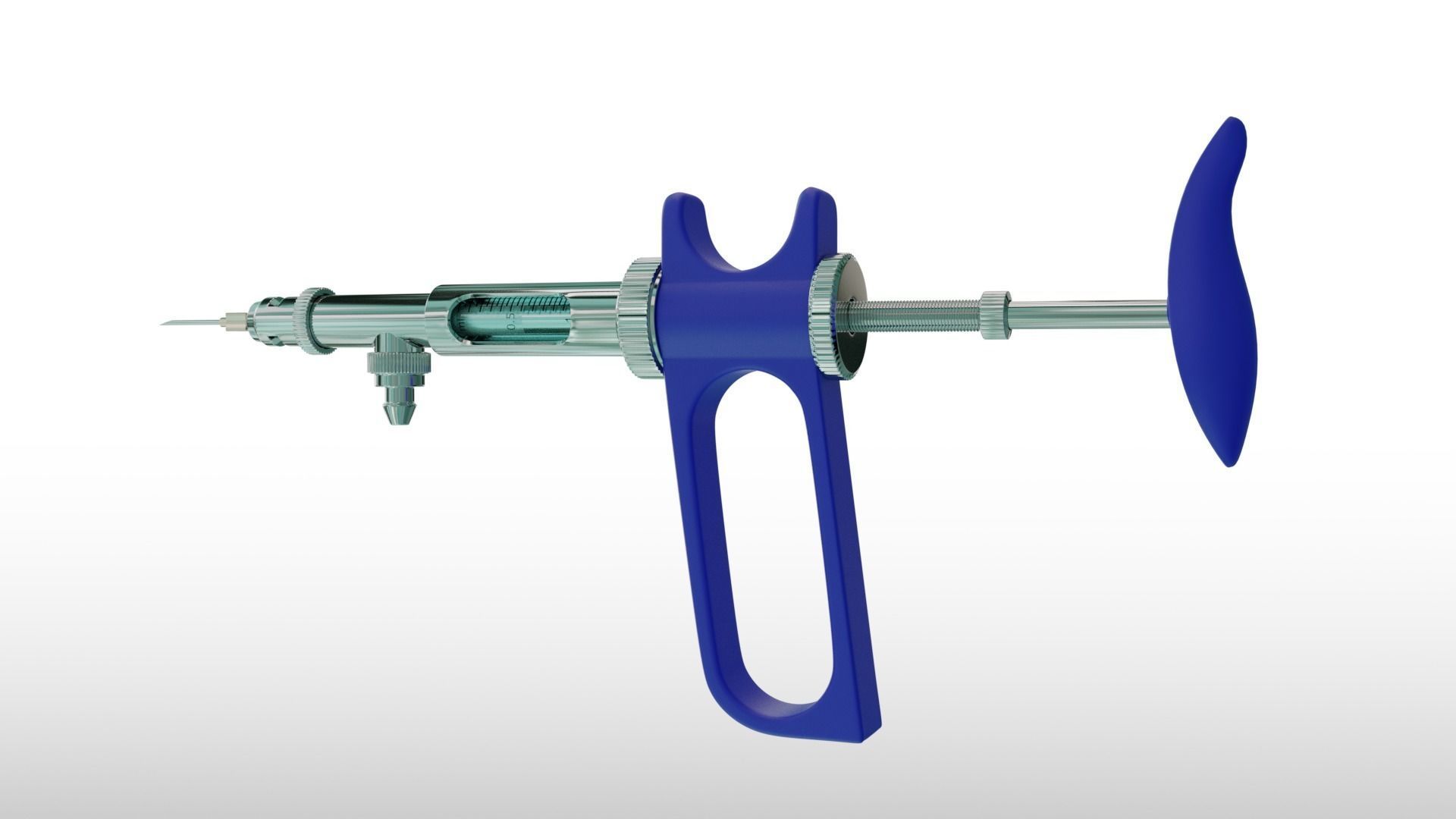 Poultry Vaccine Syringe 3D model_2