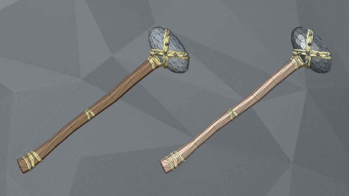 Low Poly Arsenal - Stone Low-poly 3D model_9