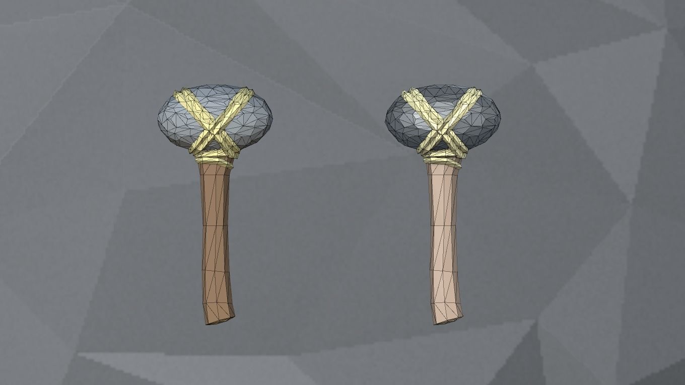 Low Poly Arsenal - Stone Low-poly 3D model_10