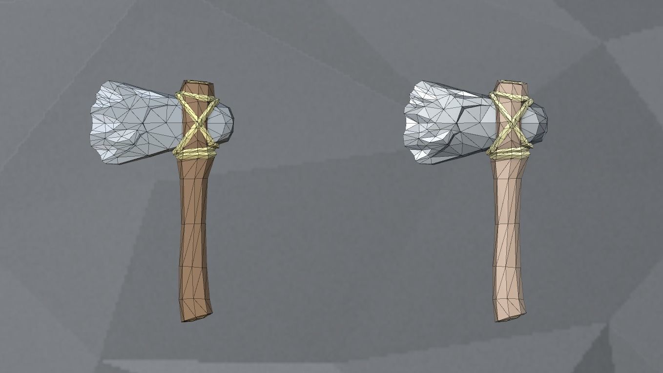 Low Poly Arsenal - Stone Low-poly 3D model_11