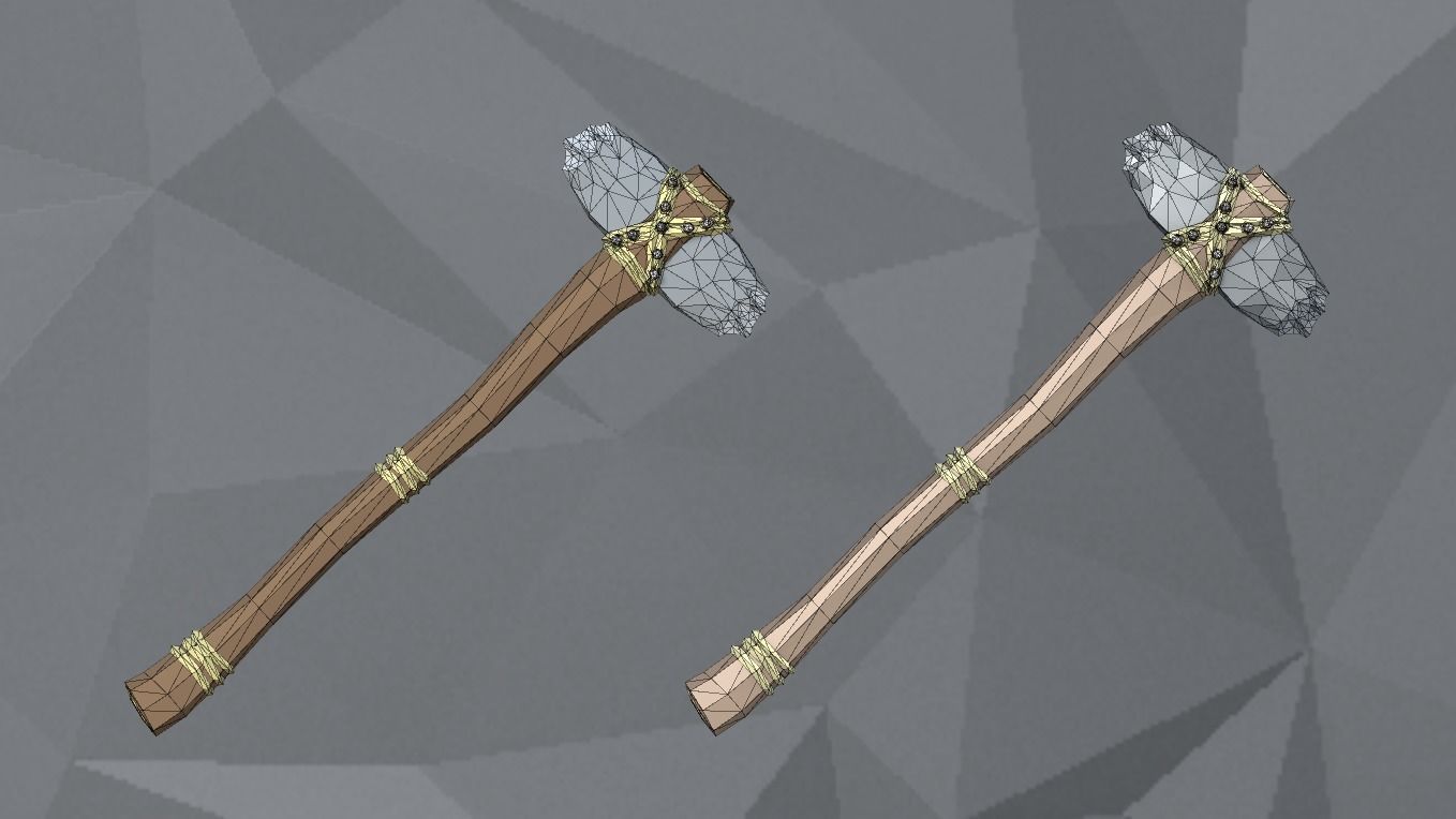 Low Poly Arsenal - Stone Low-poly 3D model_8