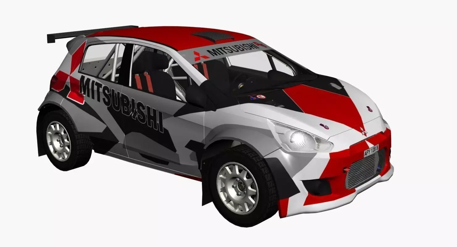 Mitsubishi R5 Rally 3D model