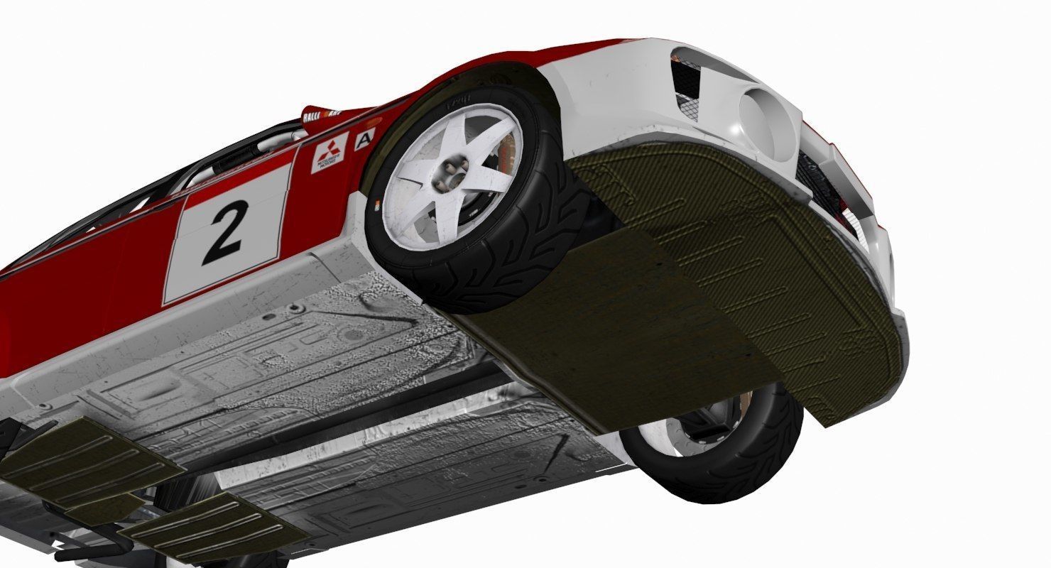 Mitsubishi EVO V 3D model_3