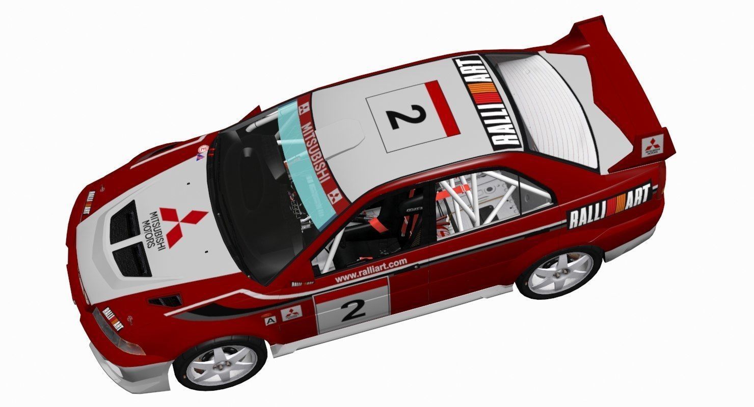 Mitsubishi EVO V 3D model_12