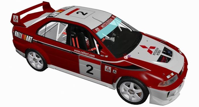Mitsubishi EVO V 3D model