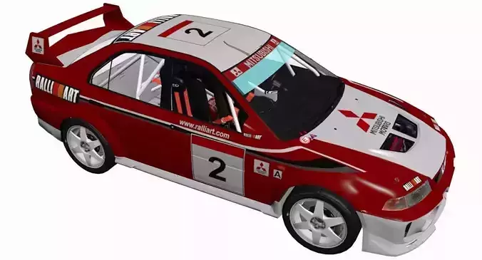 Mitsubishi EVO V 3D model