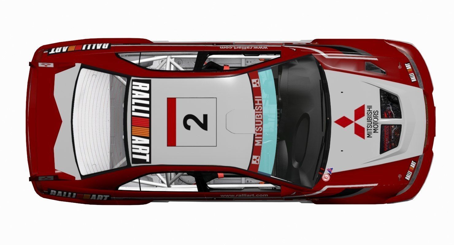 Mitsubishi EVO V 3D model_15