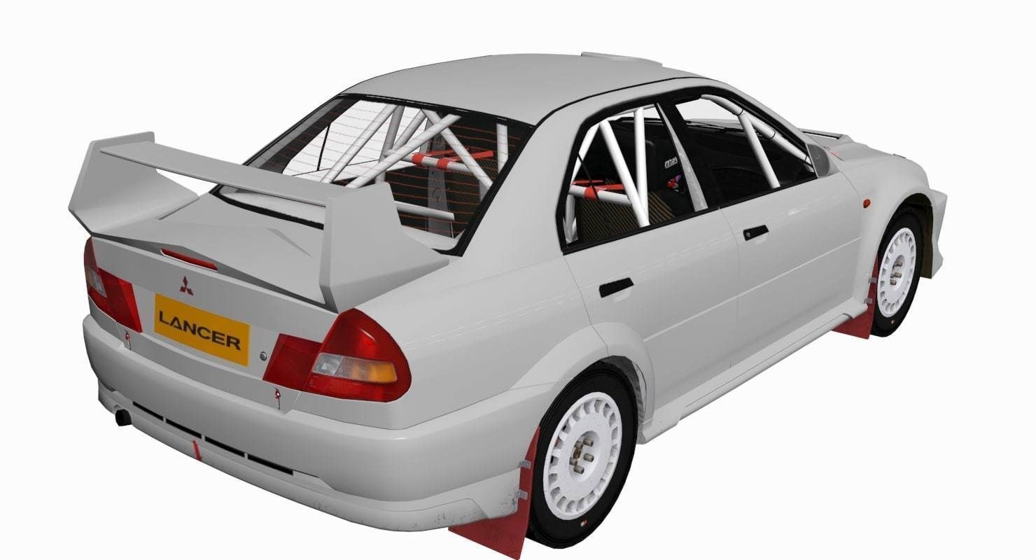 Mitsubishi EVO V 3D model_17