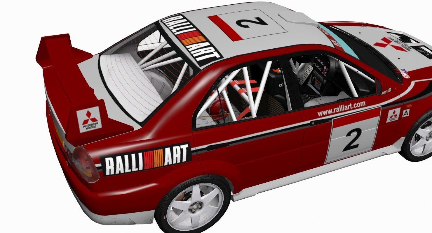 Mitsubishi EVO V 3D model_5
