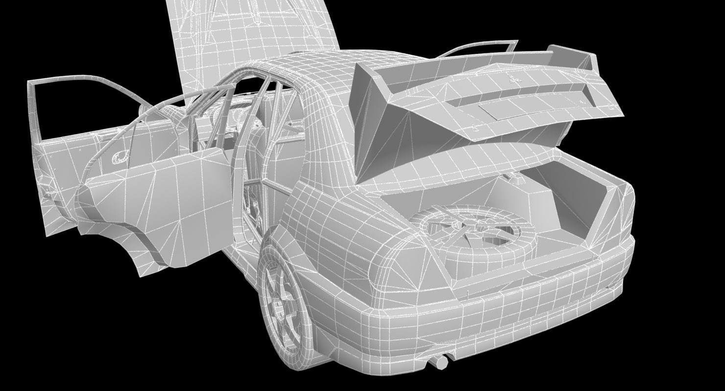 Mitsubishi EVO V 3D model_52