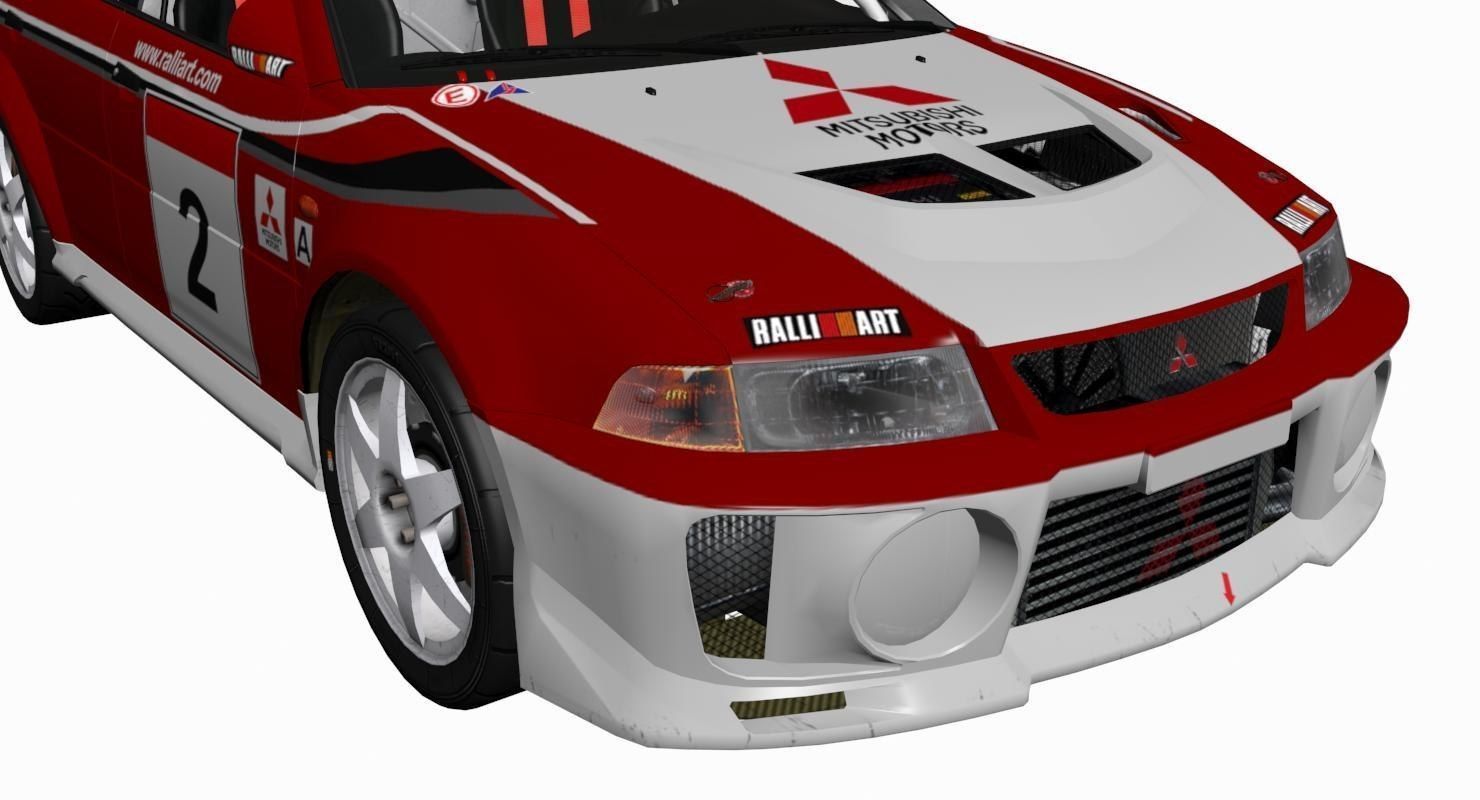 Mitsubishi EVO V 3D model_1