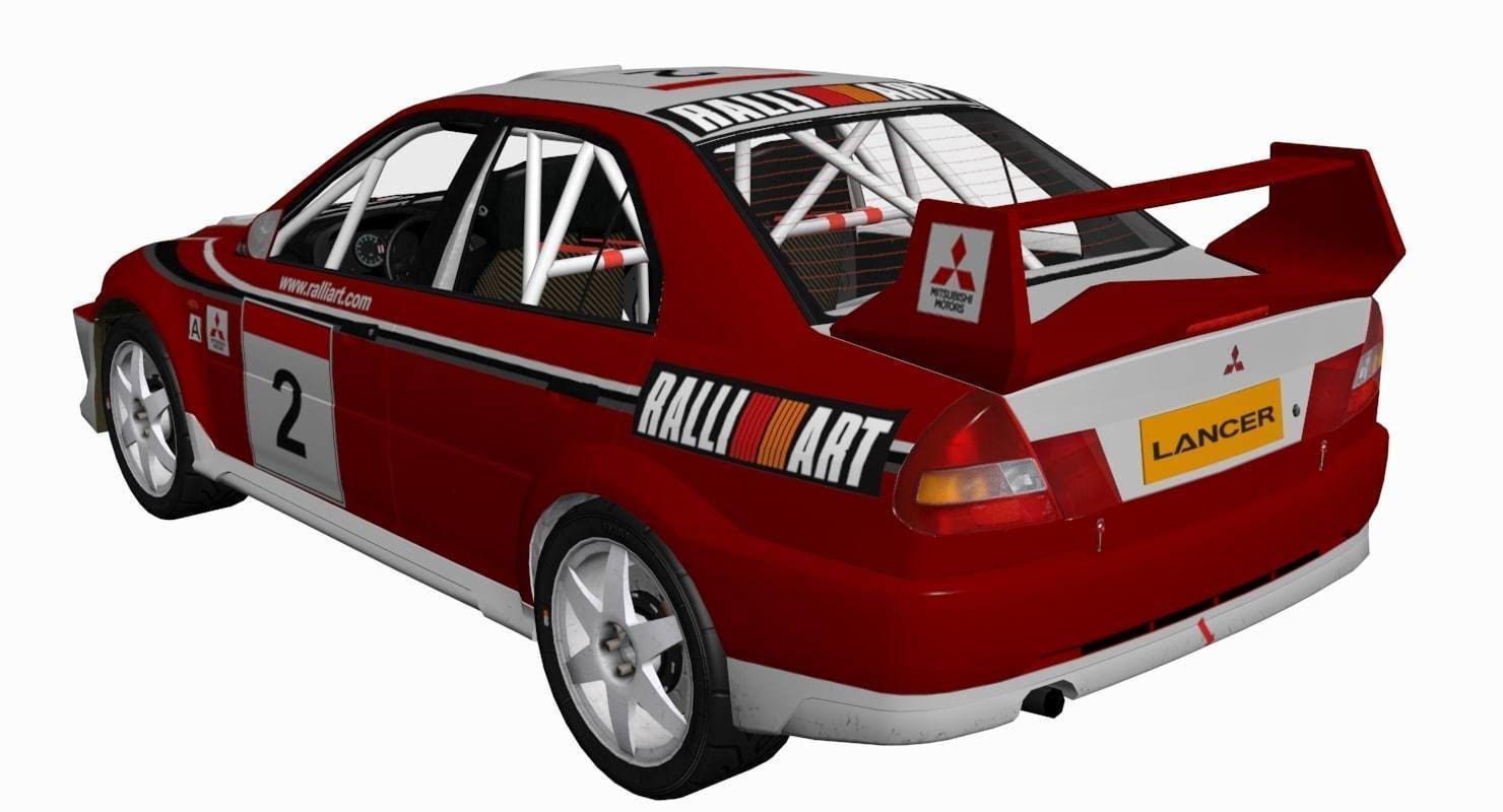 Mitsubishi EVO V 3D model_7