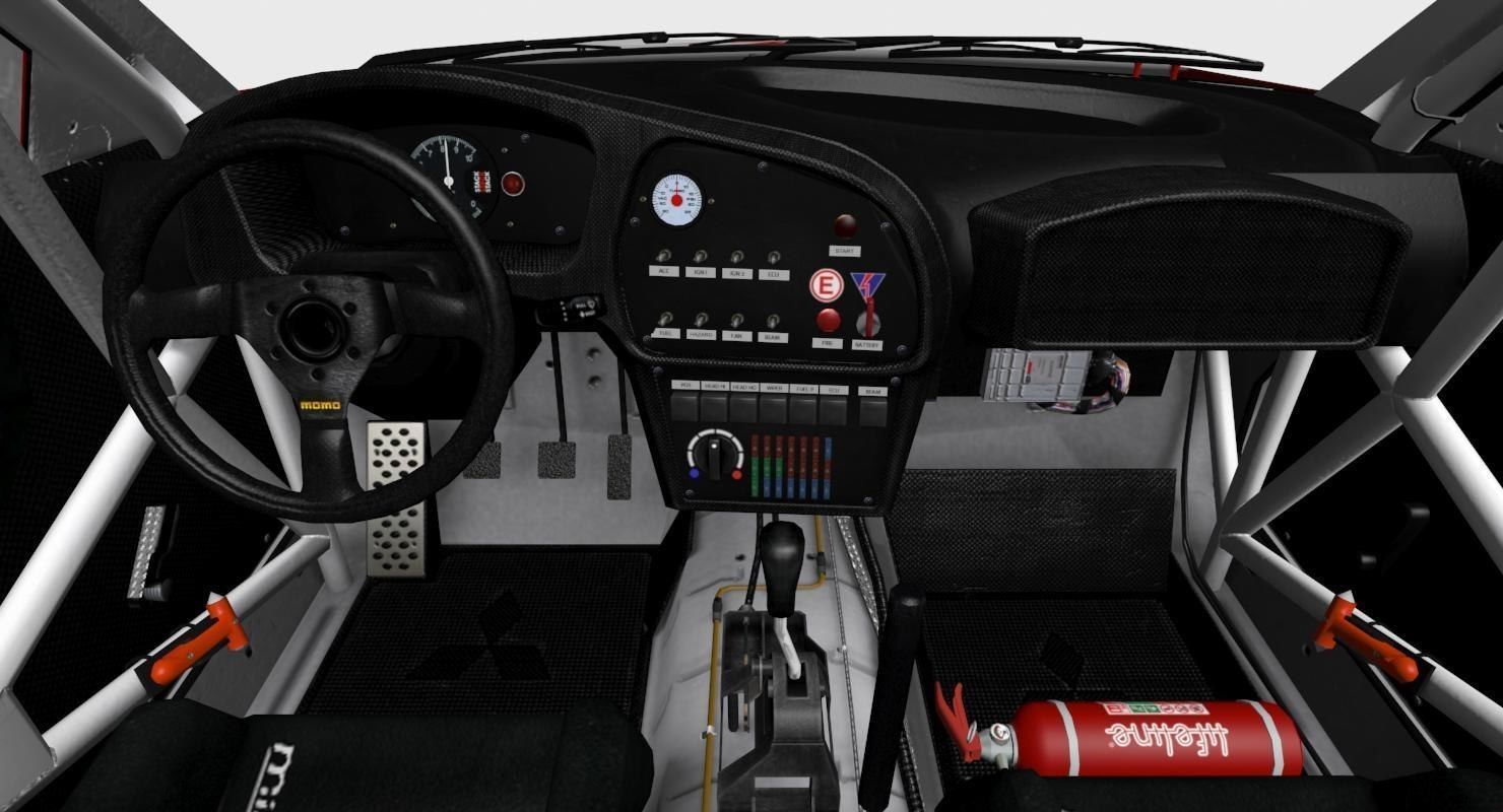 Mitsubishi EVO V 3D model_29