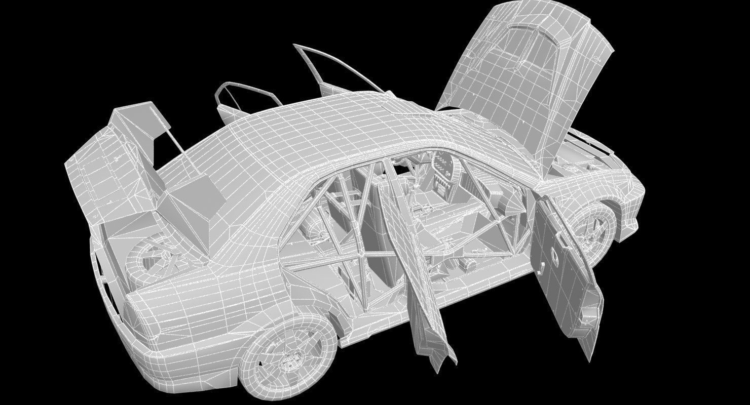 Mitsubishi EVO V 3D model_51