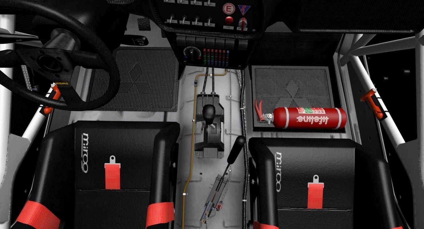 Mitsubishi EVO V 3D model_30