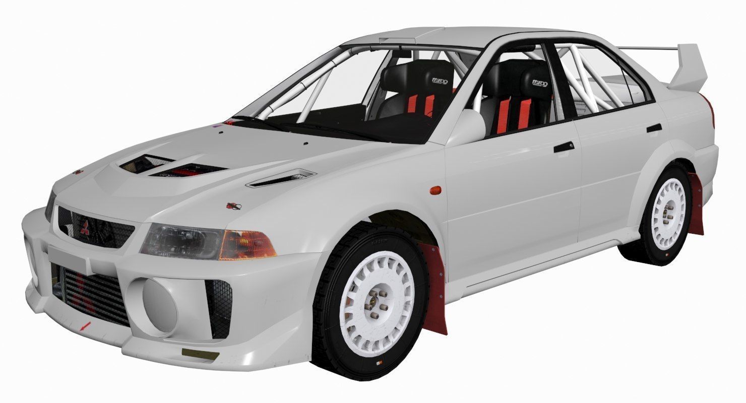Mitsubishi EVO V 3D model_19