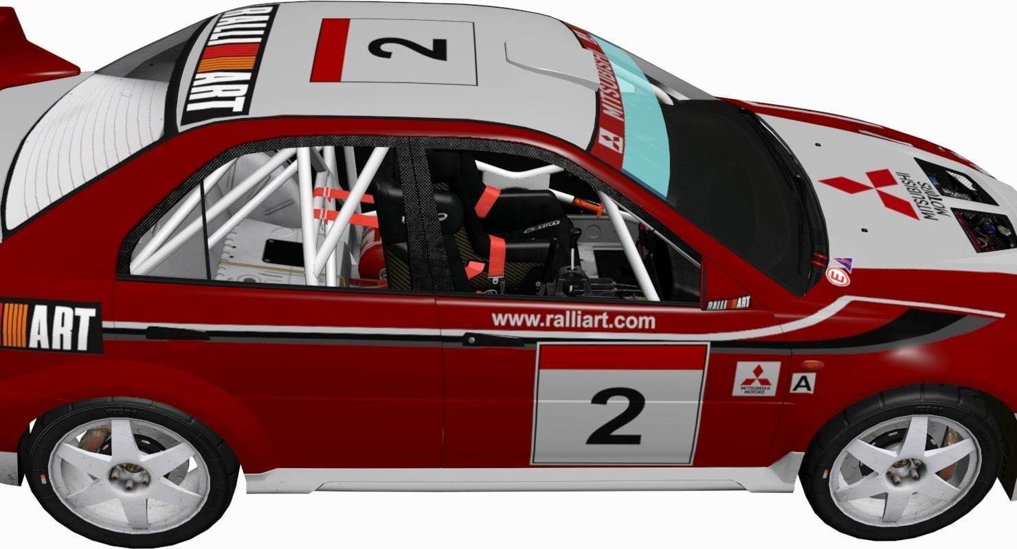 Mitsubishi EVO V 3D model_4