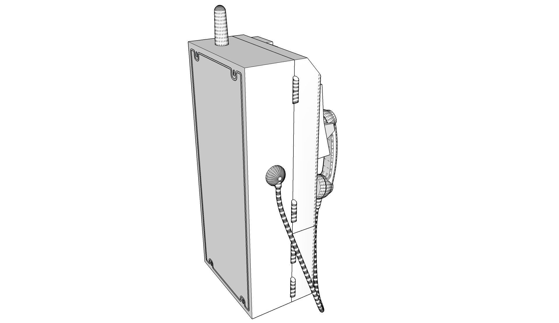 Payphone 3D model_17